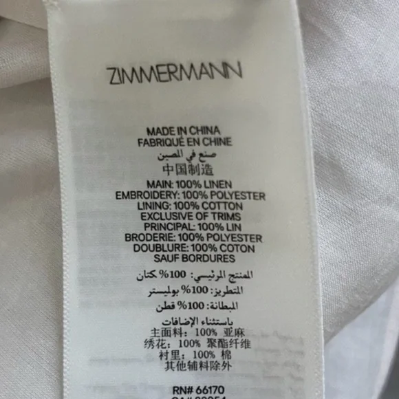 Zimmermann Acacia Scallop Mini Size 0 - Picture 3 of 10